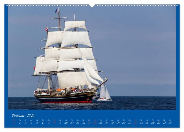 Produktbild: Unter Segeln (Wandkalender 2026 DIN A2 quer), CALVENDO Monatskalender