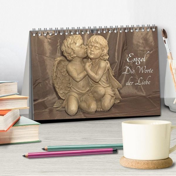 Produktbild: Engel - Die Worte der Liebe (Tischkalender 2027 DIN A5 quer), CALVENDO Monatskalender