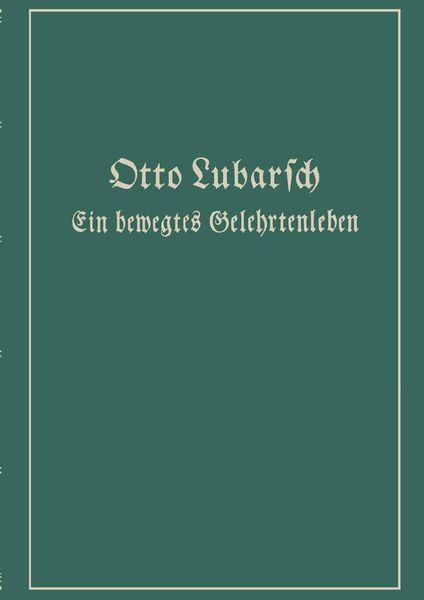 Produktbild: Ein bewegtes Gelehrtenleben