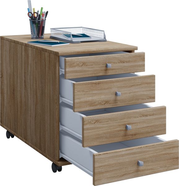 Produktbild: Rollcontainer B&uuml;rocontainer Schublade Lona 75 cm