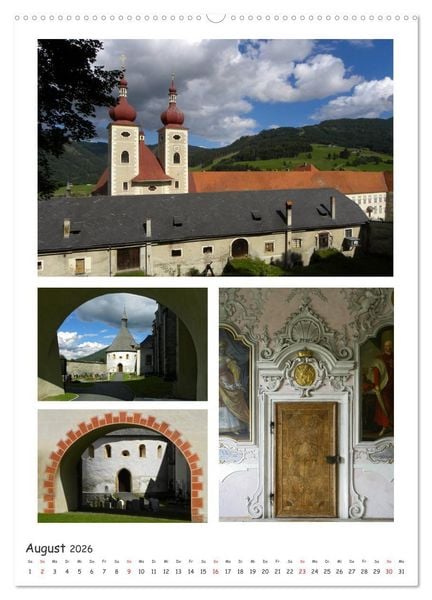 Produktbild: Stifte und Kl&ouml;ster in &Ouml;sterreich (hochwertiger Premium Wandkalender 2026 DIN A2 hoch), Kunstdruck in Hochglanz
