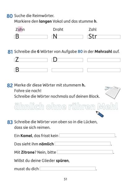 Deutsch 3. Klasse Übungsheft - Rechtschreiben und Diktate