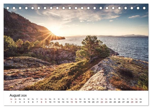 Produktbild: Magische Landschaften - Faszination Natur (Tischkalender 2026 DIN A5 quer), CALVENDO Monatskalender