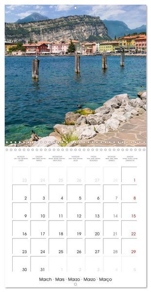 Produktbild: Lovely impressions from LAKE GARDA (Wall Calendar 2026 12 &times; 12 Inch) CALVENDO 12 Month Wall Calendar