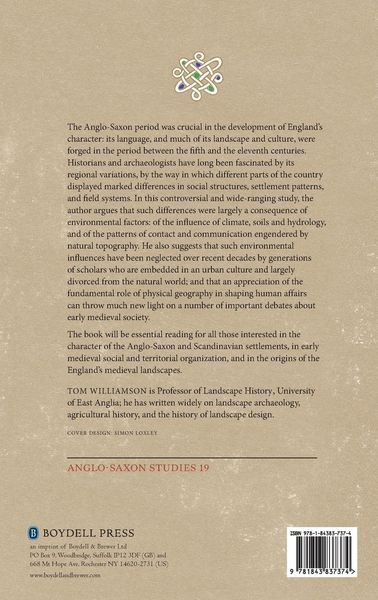 Produktbild: Environment, Society and Landscape in Early Medieval England