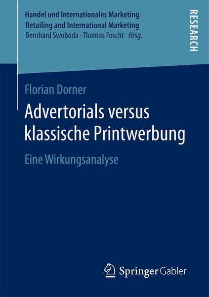 Produktbild: Advertorials versus klassische Printwerbung