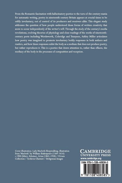 Produktbild: Poetry, Media, and the Material Body