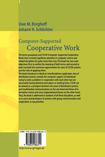 Produktbild: Computer-Supported Cooperative Work