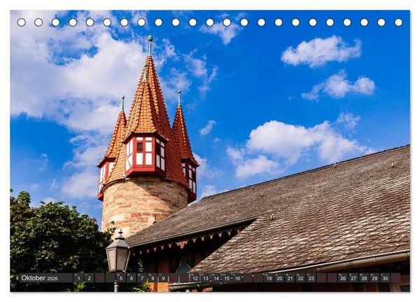 Produktbild: Ein Blick auf Eschwege (Tischkalender 2026 DIN A5 quer), CALVENDO Monatskalender