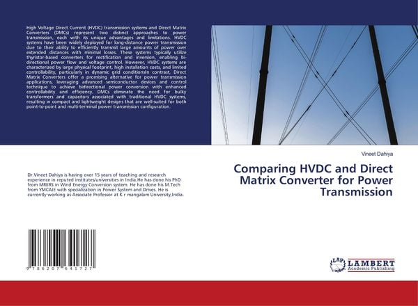 Produktbild: Comparing HVDC and Direct Matrix Converter for Power Transmission