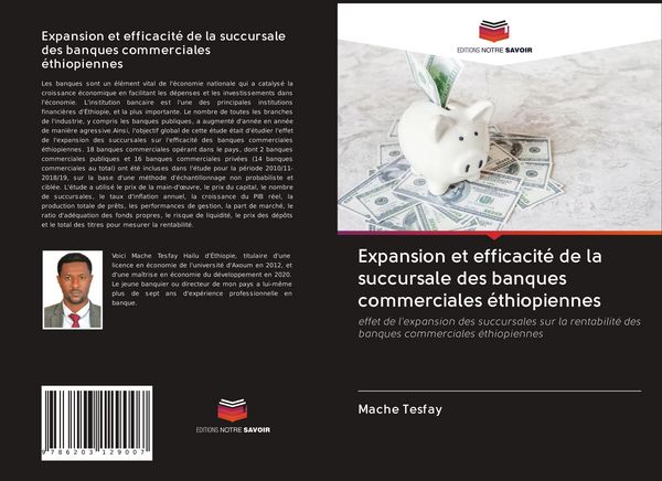 Produktbild: Expansion et efficacit&eacute; de la succursale des banques commerciales &eacute;thiopiennes