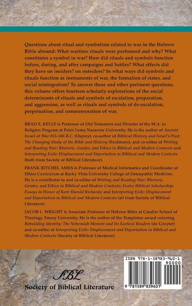 Produktbild: Warfare, Ritual, and Symbol in Biblical and Modern Contexts