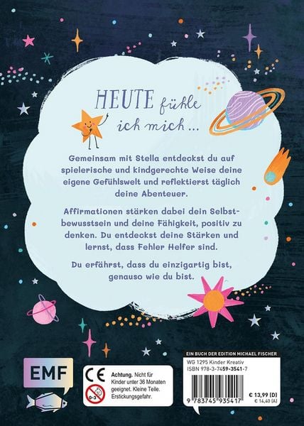 Produktbild: Ich bin stark und wunderbar &ndash; Das illustrierte Gef&uuml;hlstagebuch f&uuml;r Kinder ab 6 Jahren