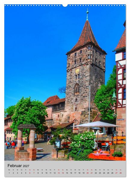 Produktbild: N&Uuml;RNBERG. Du bist so sch&ouml;n (hochwertiger Premium Wandkalender 2027 DIN A2 hoch), Kunstdruck in Hochglanz