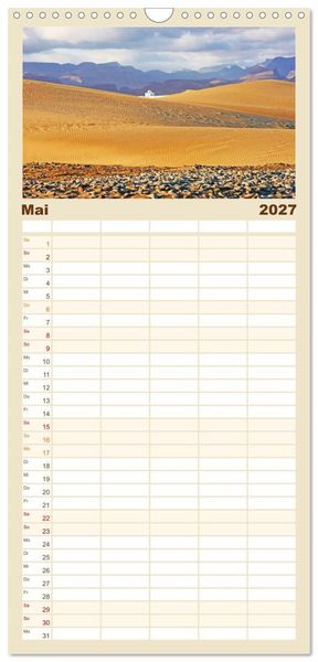 Produktbild: Familienplaner 2027 - Bet&ouml;rendes Gran Canaria mit 5 Spalten (Wandkalender, 21 x 45 cm) CALVENDO