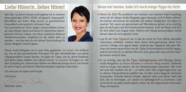 Produktbild: Hol dir dein Haar zur&uuml;ck! Dein Ayurveda-Coaching f&uuml;r volles und gesundes Haar (Audio-CD)