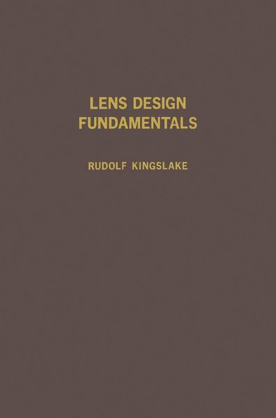 Produktbild: Lens Design Fundamentals