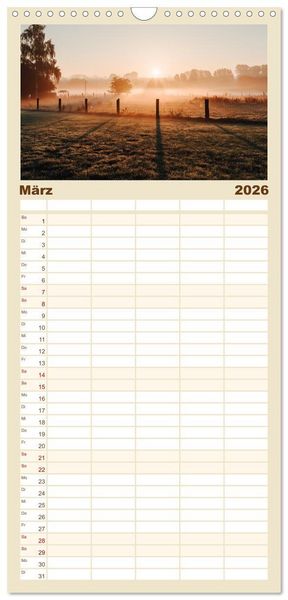 Produktbild: Familienplaner 2026 - Belgien - Bezaubernde Natur und eindrucksvolle St&auml;dte. mit 5 Spalten (Wandkalender, 21 x 45 cm) CALVENDO
