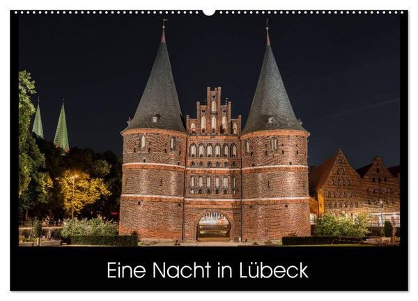 Produktbild: Eine Nacht in L&uuml;beck (Wandkalender 2026 DIN A2 quer), CALVENDO Monatskalender