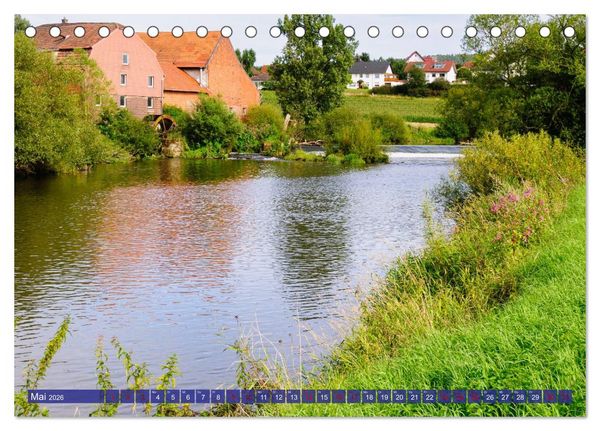 Produktbild: Die Fulda (Tischkalender 2026 DIN A5 quer), CALVENDO Monatskalender