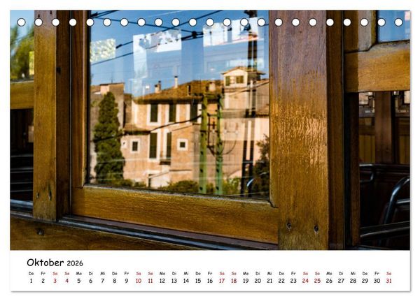 Produktbild: Die Schienen von Soller und Port de Soller (Tischkalender 2026 DIN A5 quer), CALVENDO Monatskalender