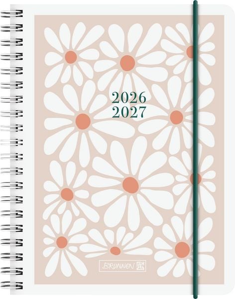 Schülerkalender 2026/2027 'Daisy' | A6, Kunststoff