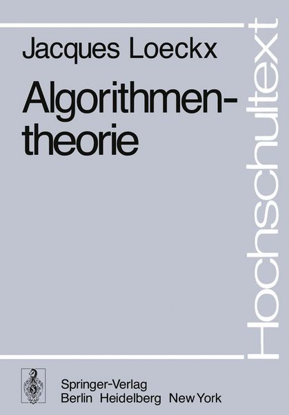 Produktbild: Algorithmentheorie