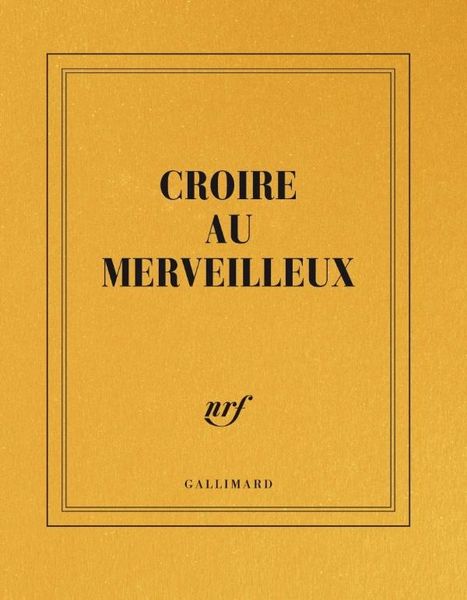 Produktbild: Croire au merveilleux : carnet carr&eacute; couleur lign&eacute;