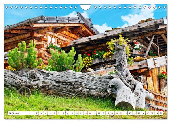 Produktbild: Almen im S&uuml;dtiroler Ultental (Wandkalender 2026 DIN A4 quer), CALVENDO Monatskalender