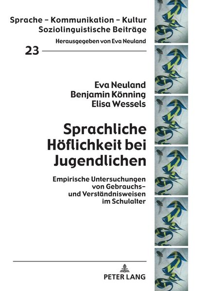 Produktbild: Sprachliche H&ouml;flichkeit bei Jugendlichen