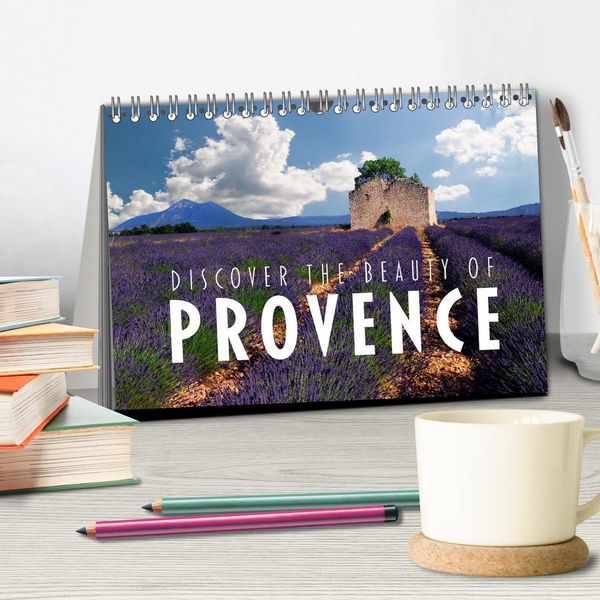 Produktbild: Discover the Beauty of Provence (Desk Calendar 2026 DIN A5 landscape), CALVENDO 12 Month DeskCalendar