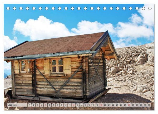 Produktbild: Zugspitze - Der h&ouml;chste Berg Deutschlands (Tischkalender 2026 DIN A5 quer), CALVENDO Monatskalender