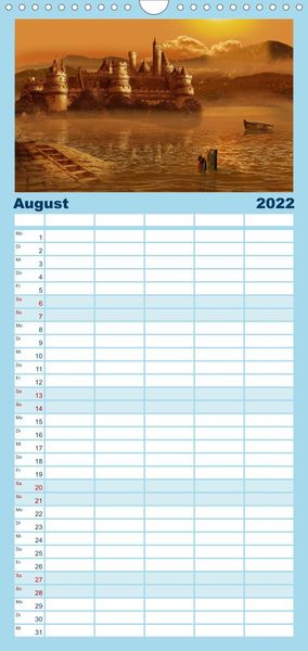 Produktbild: Familienplaner Mystische und romantische M&auml;rchenwelt Mausopardia (Wandkalender 2022 , 21 cm x 45 cm, hoch)