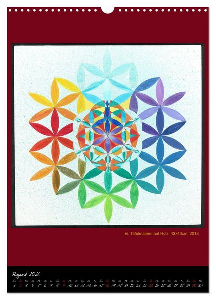 Produktbild: Die heilige Blume des Lebens - Mandalas von Istvan Seidel (Wandkalender 2026 DIN A3 hoch), CALVENDO Monatskalender