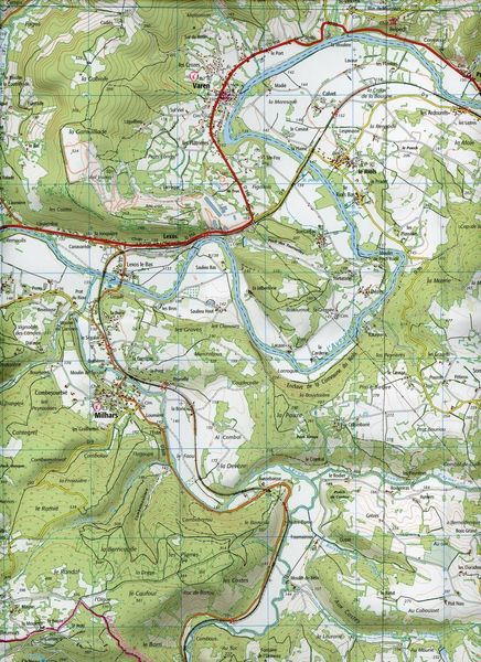 Produktbild: Najac.Varen-Lagu&eacute;pie 1:25 000