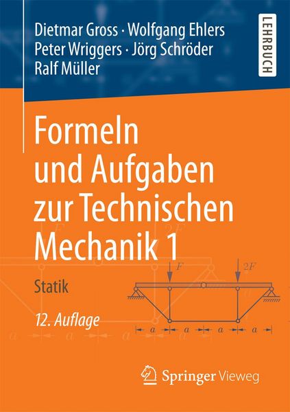 Produktbild: Formeln und Aufgaben zur Technischen Mechanik 1