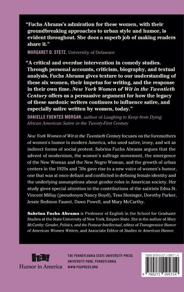 Produktbild: New York Women of Wit in the Twentieth Century