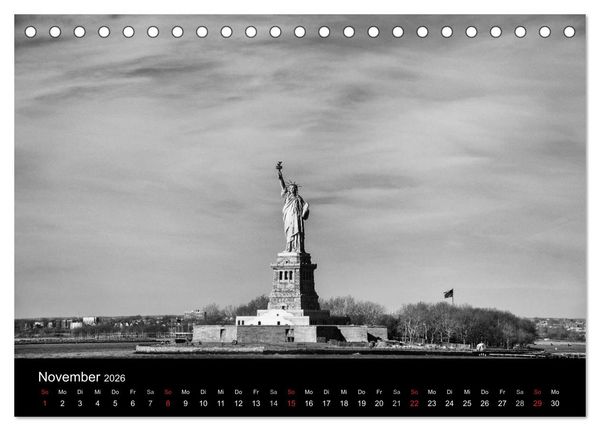 Produktbild: New York 2026 (Tischkalender 2026 DIN A5 quer), CALVENDO Monatskalender