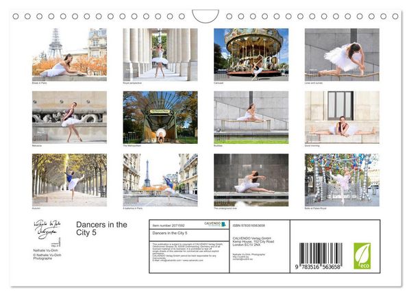 Produktbild: Dancers in the City 5 (Wall Calendar 2026 DIN A4 landscape), CALVENDO 12 Month Wall Calendar