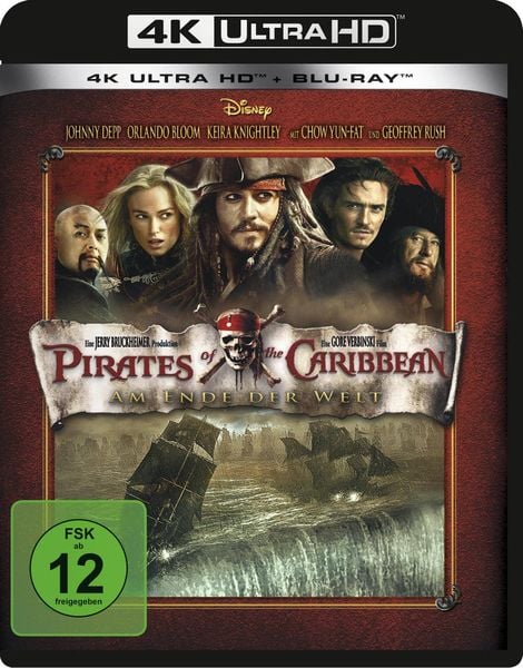 Produktbild: Pirates of the Caribbean 3 - Am Ende der Welt (4K Ultra HD) (+ Blu-ray 2D)