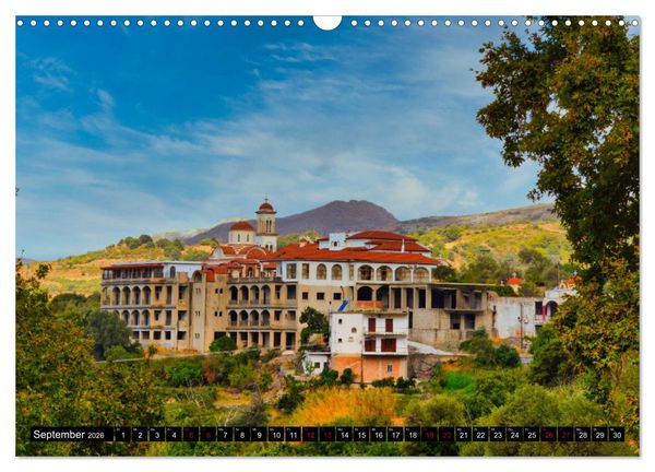 Produktbild: Kl&ouml;ster und Kirchen auf Kreta (Wandkalender 2026 DIN A3 quer), CALVENDO Monatskalender