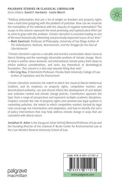Produktbild: Climate Liberalism