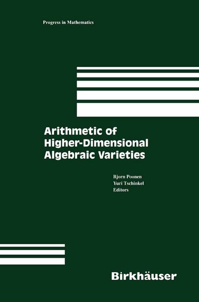 Produktbild: Arithmetic of Higher-Dimensional Algebraic Varieties