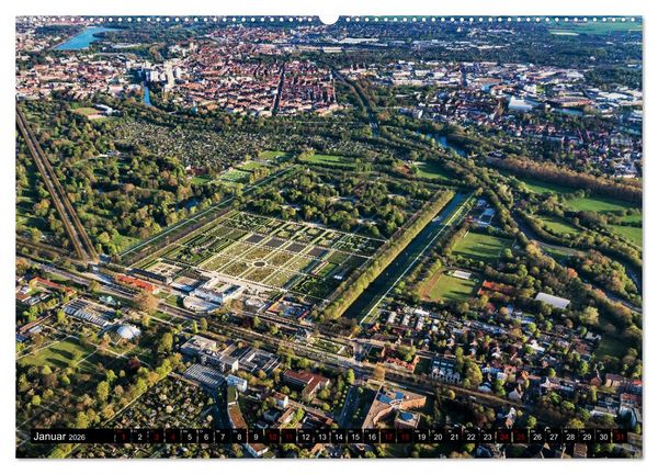Produktbild: Hannover - Luftige Einblicke (hochwertiger Premium Wandkalender 2026 DIN A2 quer), Kunstdruck in Hochglanz