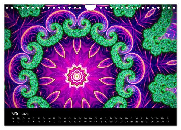 Produktbild: mandala-art (Wandkalender 2026 DIN A4 quer), CALVENDO Monatskalender