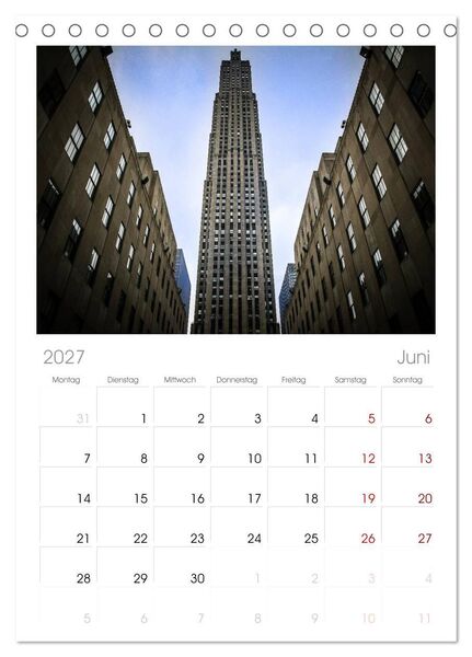 Produktbild: Tischplaner 2027 - New York Shoots (A5 Tischkalender zum Aufstellen) CALVENDO