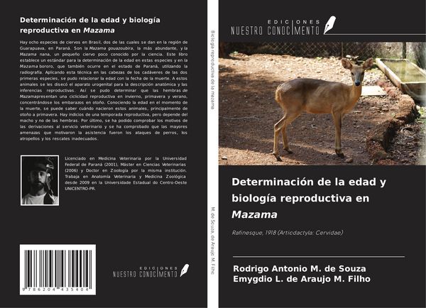 Produktbild: Determinaci&oacute;n de la edad y biolog&iacute;a reproductiva en Mazama
