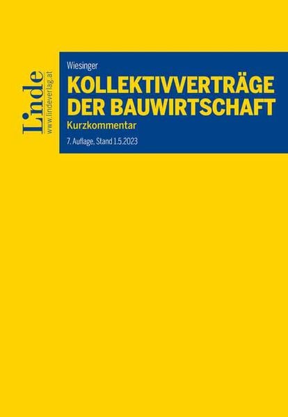 Produktbild: Kollektivvertr&auml;ge der Bauwirtschaft