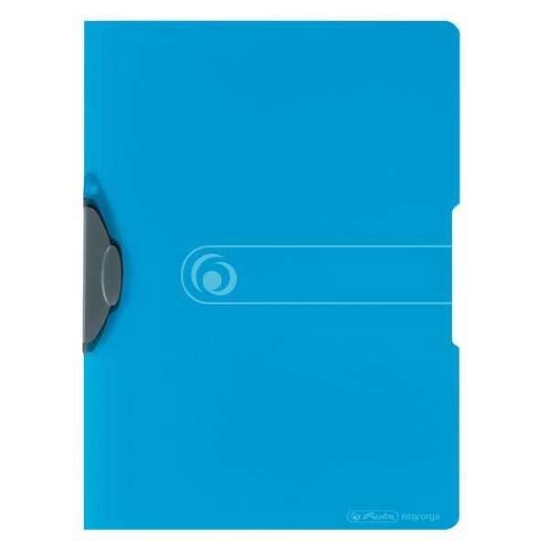 Produktbild: Herlitz Express-Clip A4 PP, transparent blau