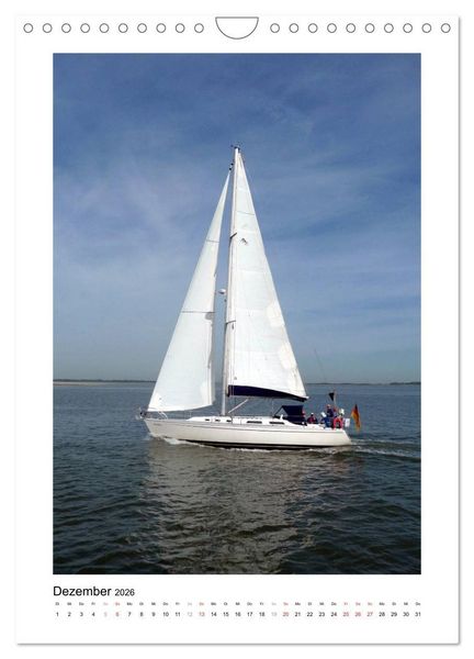 Produktbild: Borkum - Inseltr&auml;ume an der Nordsee (Wandkalender 2026 DIN A4 hoch), CALVENDO Monatskalender